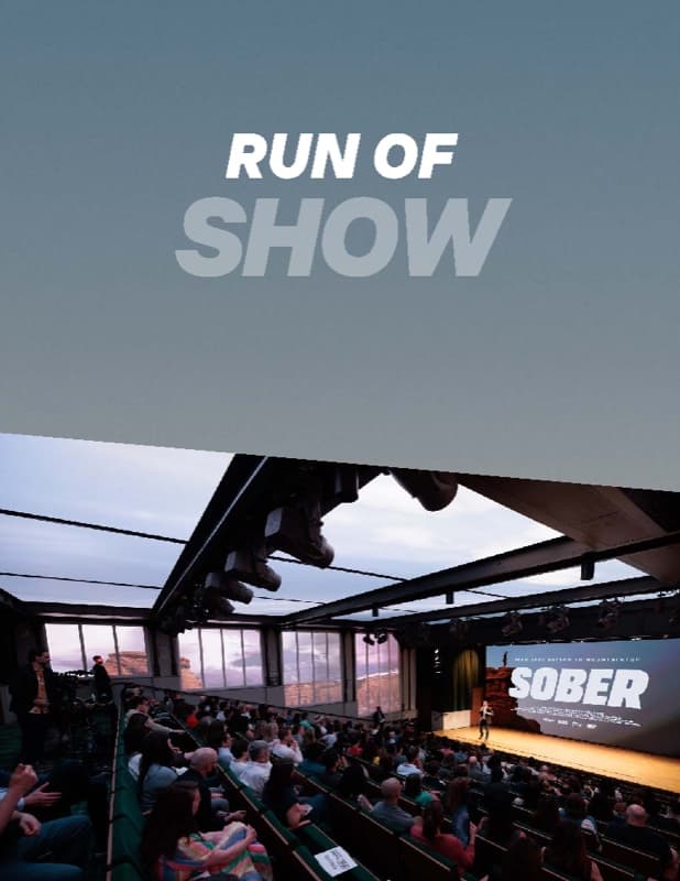 Run of Show — Community Screening Toolkit cover